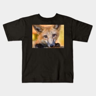 Kit Fox Portrait Kids T-Shirt